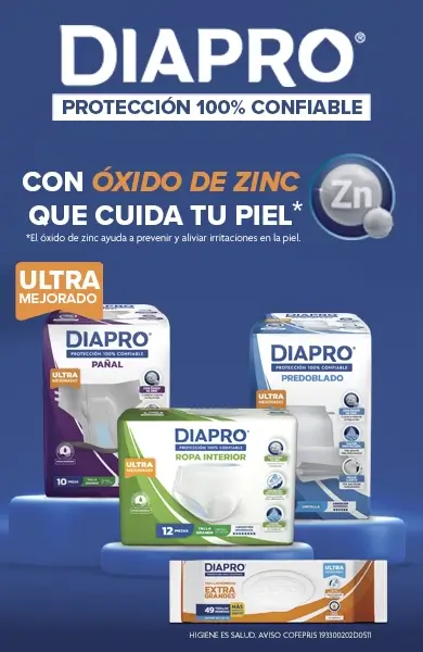 productos DIAPRO para incontinencia